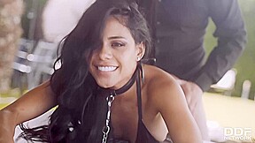 A horny couple, Canela Skin and Pablo Ferrari are wildly fucking, while in the backyard – FreePron.Org