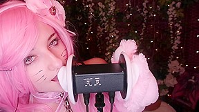 AftynRose ASMR – Sexy Kitty Licking – FreePron.Org