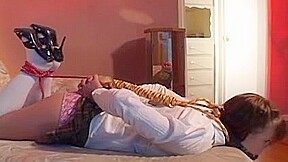 Anal slave girl tied up and gagged before fucking – FreePron.Org