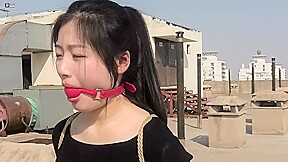 Asian Outdoor Bondage Stroll – FreePron.Org