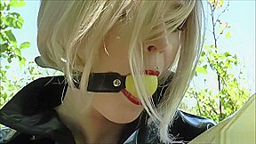 Blonde self bondage – FreePron.Org