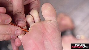 Bondage sub foot dominated in duo while in kink dungeon – FreePron.Org