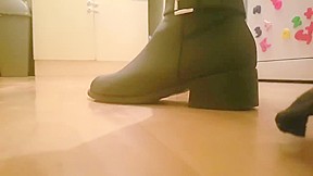 Boots Bare Feet Wedges Flats Banana Crush. Slow stomp Foot Play – FreePron.Org