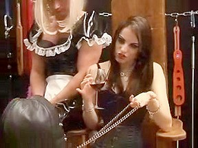 Bossy dominatrix tortures two sissy thralls – FreePron.Org