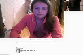 Chatroulette porn w/ cute immature brunette – FreePron.Org