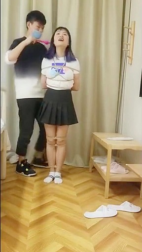 Chinese Cute Girl Bondage and Tickle – FreePron.Org
