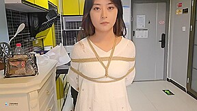 Chinese Girl In Long Dress In Bondage – FreePron.Org