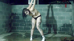 Cuffed tattoo girl gets tortured with water in prison – FreePron.Org