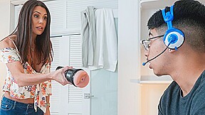 Dayum my stepmom found my anal masturbator and made me do a field test of ass hole testing – FreePron.Org