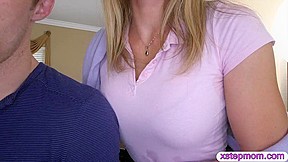 Horny stepmom joining in with teen 18+ couple for threesome fuck – FreePron.Org