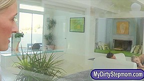 Horny stepmom threesome with teen 18+ couple on the couch – FreePron.Org