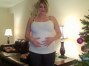 It’s (Pregnant) Christmas Time – FreePron.Org