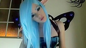 Japanese fairy fucks her snatch with a dildo – FreePron.Org