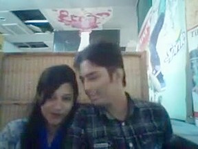 Lovers in restaurant – FreePron.Org