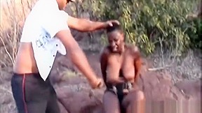 Nipple Torment, Spanking And Rough Blowjob With African Slut – FreePron.Org