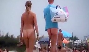 Nude beach with couples playing – FreePron.Org