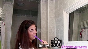 Real lesbian couple make a pussylicking video – FreePron.Org