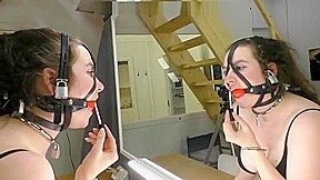 Slave girl in female chastity belt tease herself with selfbondage – FreePron.Org