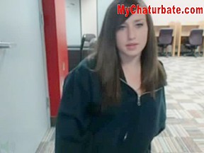 Webcam Girl Fingers Her Pussy In a Library For You – FreePron.Org