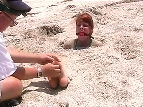 redhead hollis beach buried feet tickled – FreePron.Org